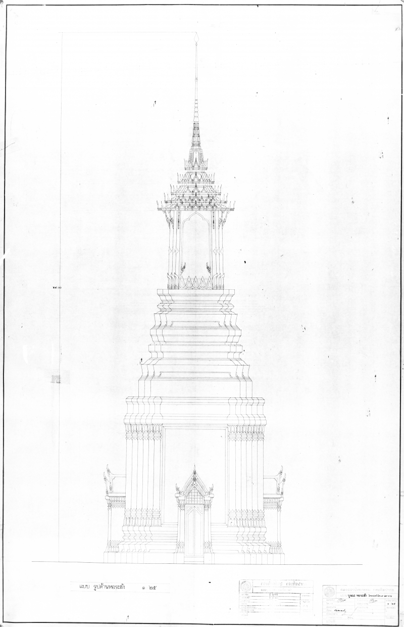 photo-แบบบูรณะ หอระฆัง วัดพระ ศรีรัตนศาสดาราม (พ 4)